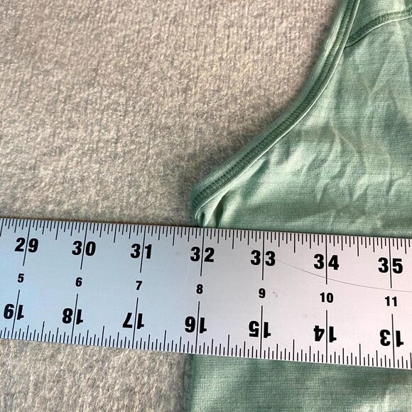 Lululemon Light Green Long Workout Tank Athletic‎ Wear Womens Size XS - Picture 6 of 7